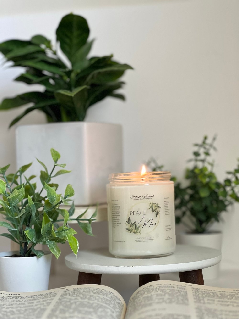 Image of Peace of Mind Christian Candle