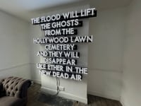 Image 2 of ROBERT MONTGOMERY ‘Oscar Night Poem (The Flood)’*, 2013