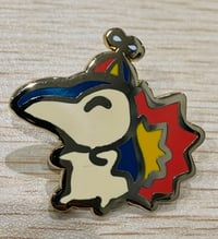 Image 1 of Derpy Cyndaquil Enamel Pin
