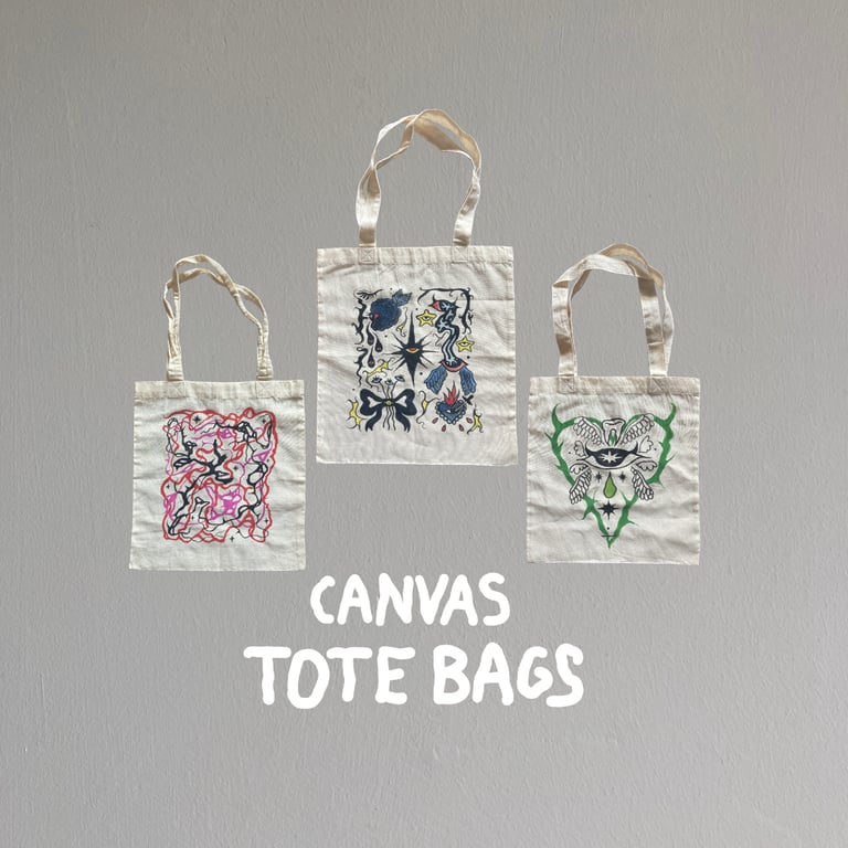 Hand painted Bags