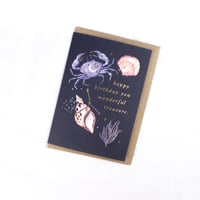 Image 1 of Cancer Zodiac Card by Sister Paper Co.