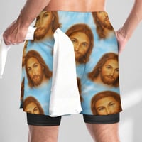 Image 4 of Jesus Running Shorts