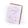 *NEW * Cosmic Thank You Card by  Sister Paper Co.