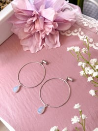 Image 7 of Simple Hoops (Silver)