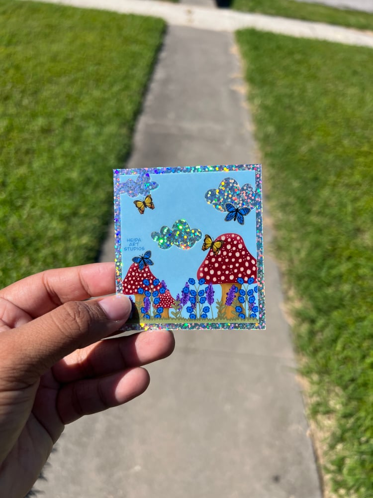 Image of Glitter Garden Stickers