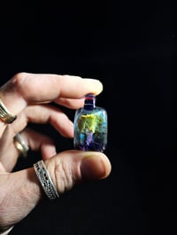 Image 3 of Mini square realism tree pendant.