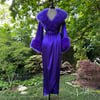 Royal Purple "Cleo"  Dressing Gown
