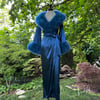 Teal "Cleo"  Dressing Gown