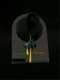 Image 3 of Brass Drop Cloud Earring