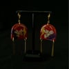Pansie Drop Earrings
