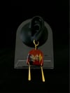 Pansie Drop Earrings