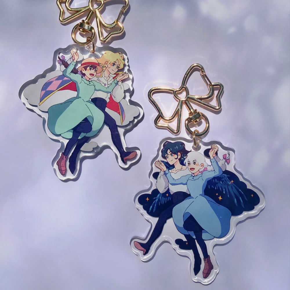 Image of Howl & Sophie Acrylic Charm