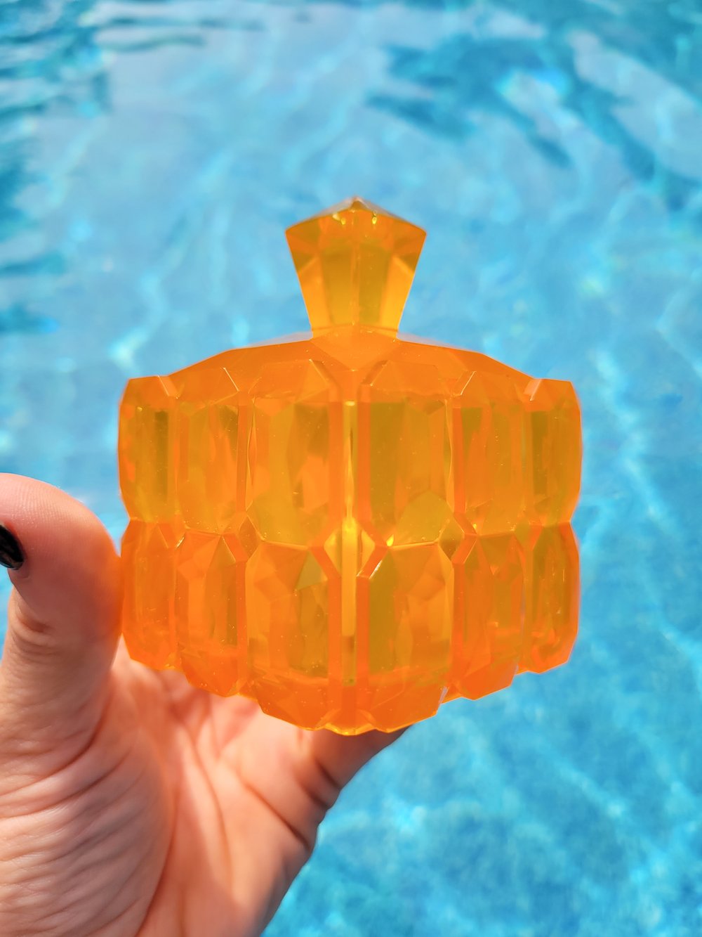 Image of Tangerine Square Box/ Lantern