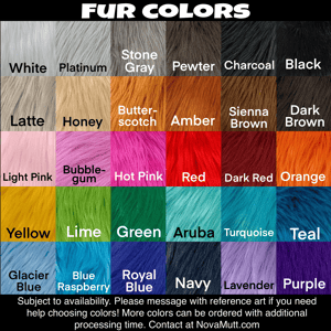 Image of Custom Curled Husky Tail