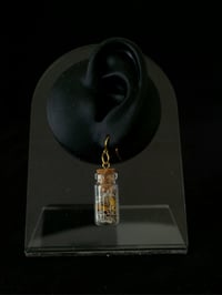 Image 2 of Snake Skin Bottle Earrings