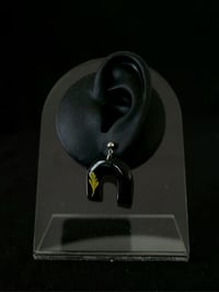 Image 2 of Black Arch Fern Earrings