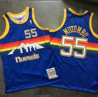 Image 1 of DIKEMBE MUTOMBO DENVER NUGGETS HARDWOOD CLASSICS THROWBACK SWINGMAN JERSEY