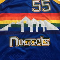 Image 2 of DIKEMBE MUTOMBO DENVER NUGGETS HARDWOOD CLASSICS THROWBACK SWINGMAN JERSEY