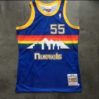 Image 3 of DIKEMBE MUTOMBO DENVER NUGGETS HARDWOOD CLASSICS THROWBACK SWINGMAN JERSEY