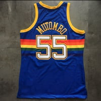 Image 4 of DIKEMBE MUTOMBO DENVER NUGGETS HARDWOOD CLASSICS THROWBACK SWINGMAN JERSEY