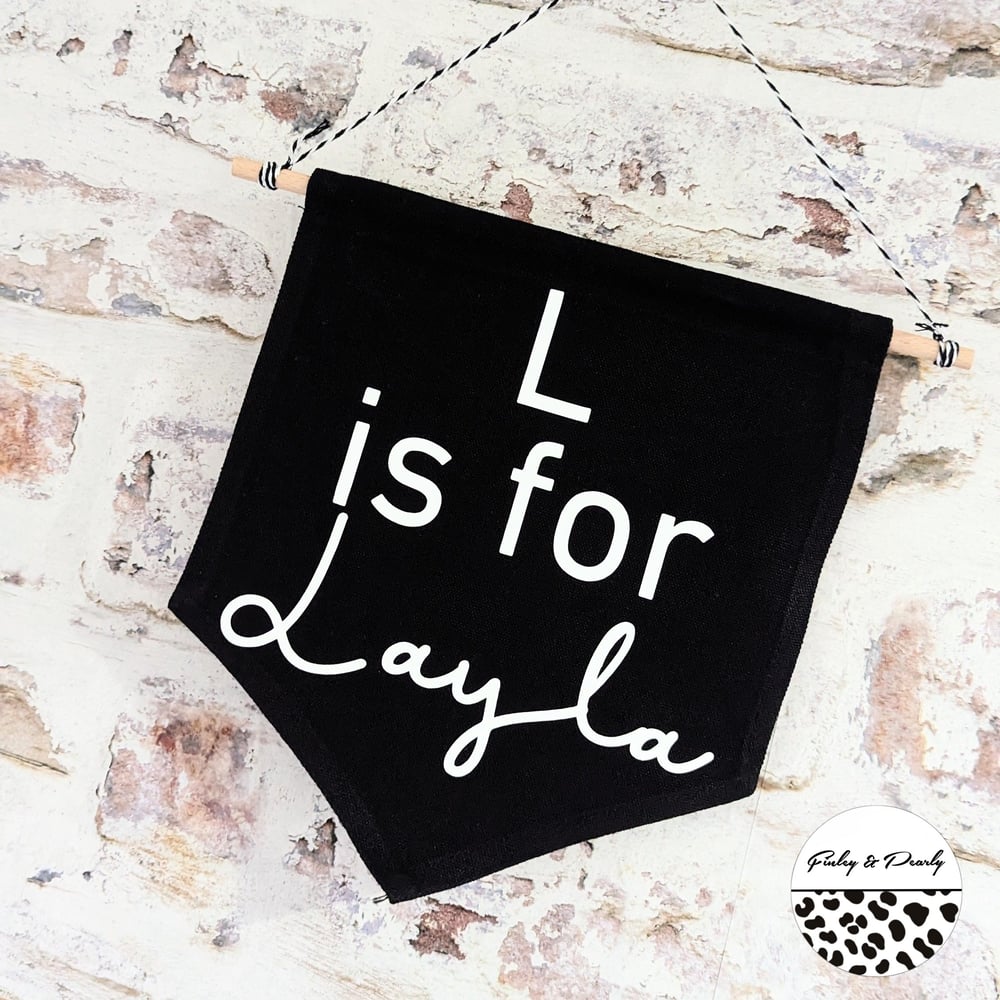 NURSERY DECOR: Name Banner
