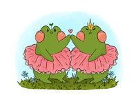 Image 3 of Froggy Friends Postcard