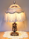 Champagne Victorian Lampshade (Handmade)