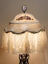 Champagne Victorian Lampshade (Handmade)