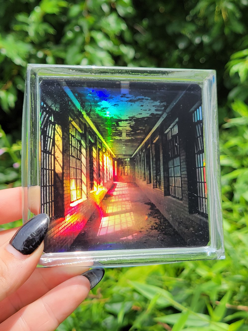 Image of Holographic Corridor Square Coaster