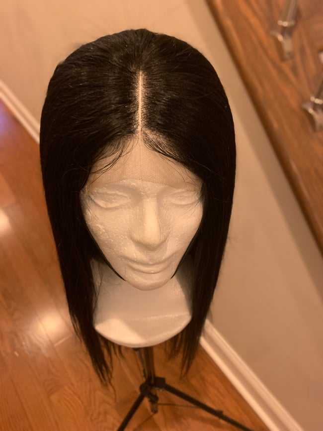 Virgin Hair Lace Closure Wigs 