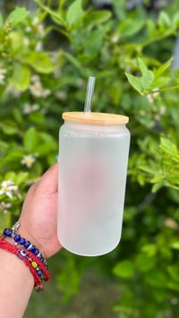 16oz Frosted Sublimation glass can