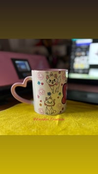 Image 2 of 11oz Marie Heart Shape Handle Mug 