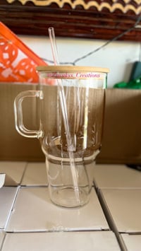 Image 1 of 30oz Clear Sublimation Beer Mug (Stanley Style)