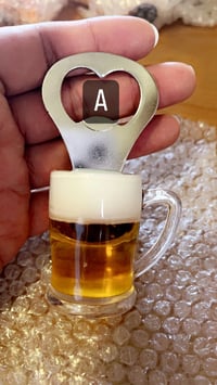 Image 2 of Custom Magnet Beer Mug Shape Bottle Opener