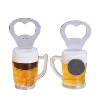 Image 1 of Custom Magnet Beer Mug Shape Bottle Opener