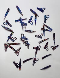Image 2 of Custom Guns n Bullets Confetti