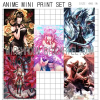 Image of Anime/Mixed Mini Print Set B