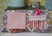 Image 2 of Vintage Embroidery & Fabric Needlebook