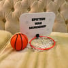 Epstein Was Murdered Mini Basketball Hoop