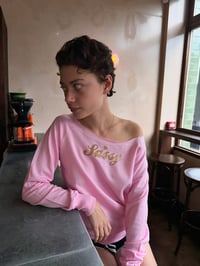 Image 4 of RESTOCK 🩷Pink & Gold “Sassy” Long Sleeve Off Shoulder 🩷🌟