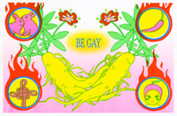 Be Gay Riso Print