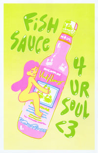 Fish Sauce Baby Riso Print