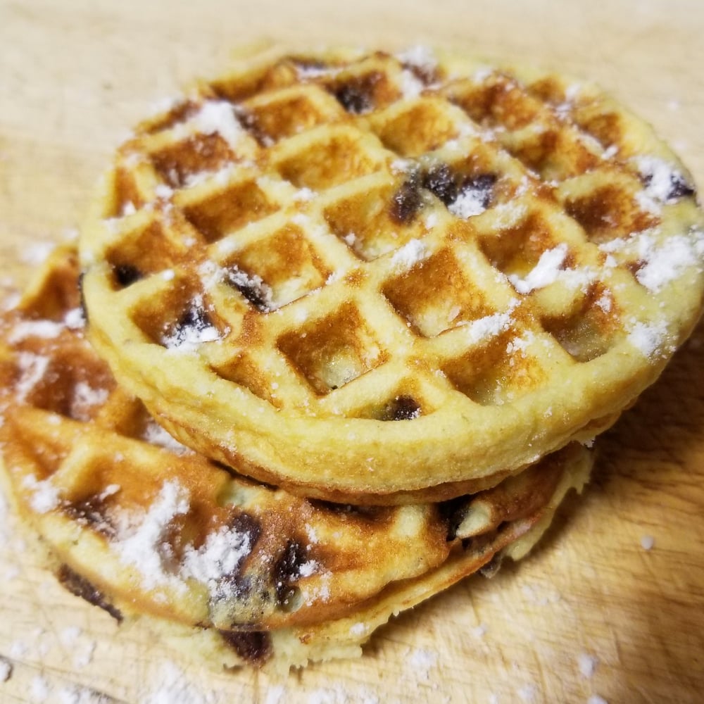 Image of Keto Blueberry Waffles