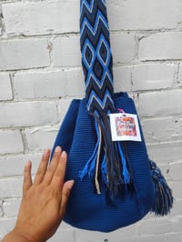 Image 3 of Wayuu crochet bag - Navy 