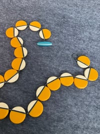 Image 3 of NEW Mustard circles necklace 