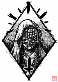 Image 3 of The Black Tibetan Eye PRINT 