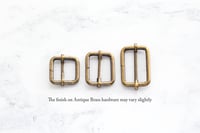 Image 3 of Sliding Bar Buckle -Antique Brass