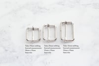 Image 2 of Sliding Bar Buckle - Silver