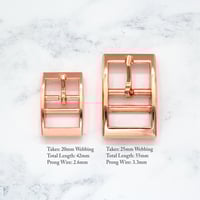Image 2 of Collar Buckle - Rose Gold