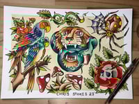 Image 1 of Jungle flash A3 Print